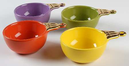 Joy To the World Individual Dip Dish - Set of 4 Motifs