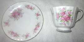 DUC66 Footed Cup & Saucer Set