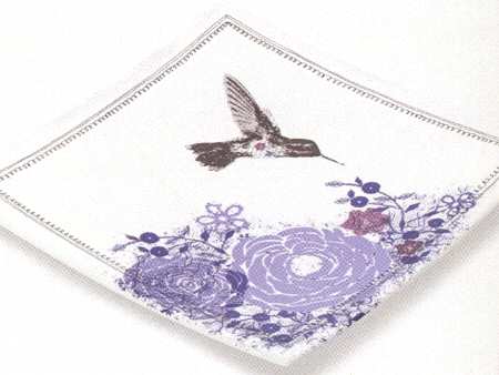 Lavender Bloom 11" Square Serving Platter