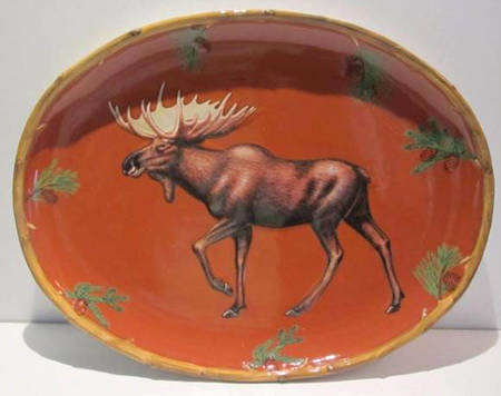 Northern Lodge 18" Oval Serving Platter
