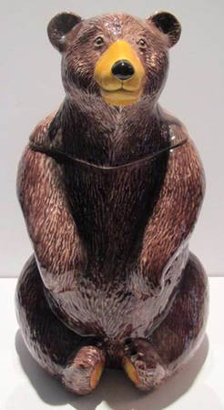 Northern Lodge Figural Cookie Jar & Lid