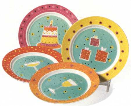Celebrate the Day Collection Salad/Dessert Plate
