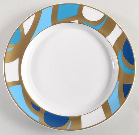 Interlude Dancing Loops Salad Plate