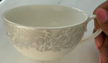 Lucille Silver Flat Cup