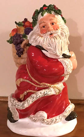 Santa Cookie Jar & Lid