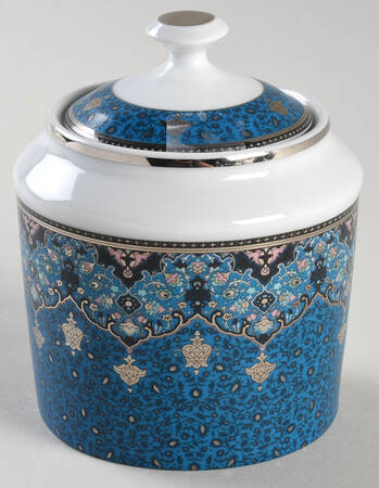 Dhara Peacock Sugar Bowl & Lid