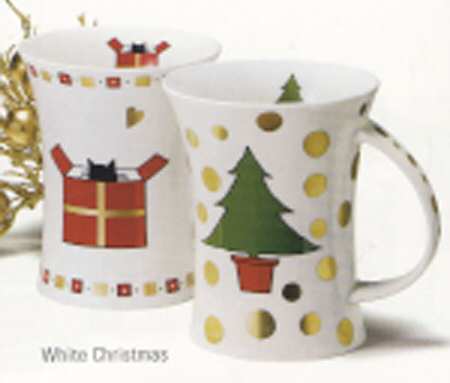 White Christmas Mug
