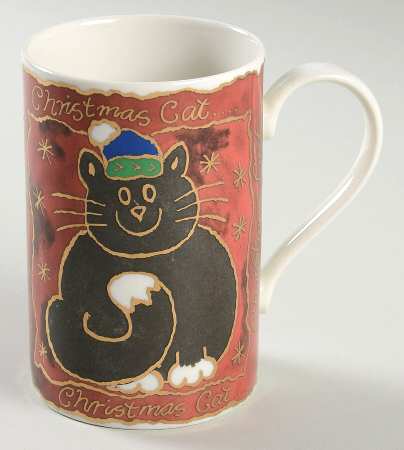 Golden Christmas Mug