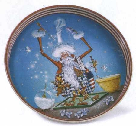 Christmas Eve 10" Round Tray
