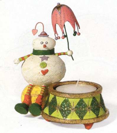 Christmas Glitz Votive Candleholder