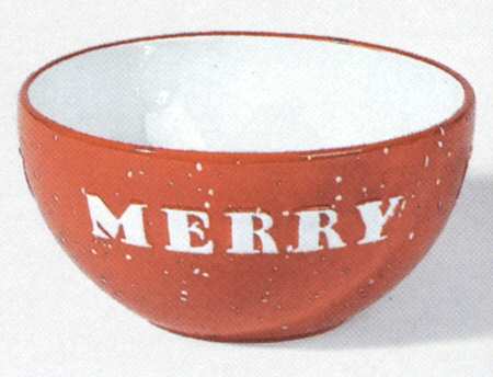 Cozy Christmas Soup/Cereal Bowl