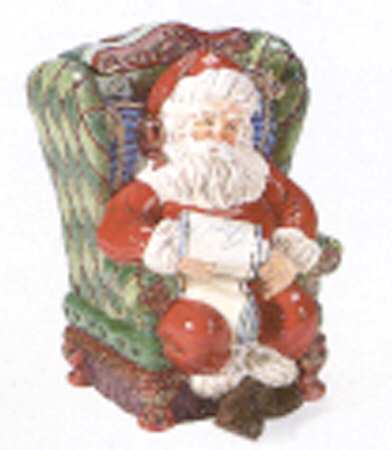 Winter Past Figural Cookie Jar & Lid