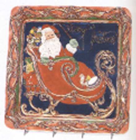Winter Past 16" Square Serving Platter