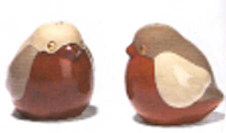 Red Oak Collection Figural Salt & Pepper Set