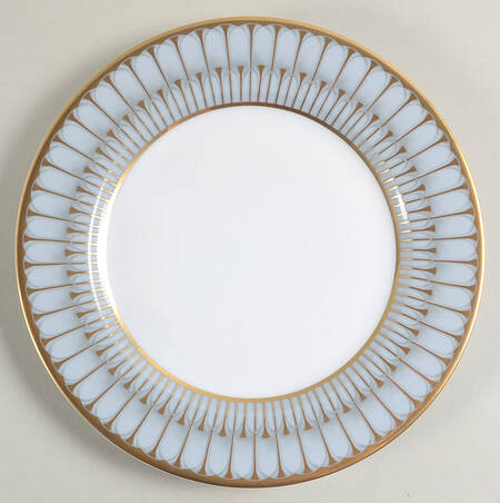 Arcades Grey Gold Salad/Dessert Plate