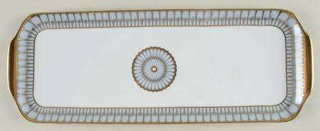 Arcades Grey Gold Large Sandwich Tray