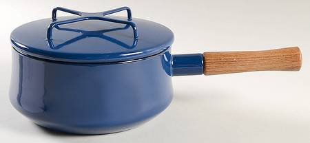 Kobenstyle Blue (Midnight-Blue) 2 Quart Metal Covered Saucepan