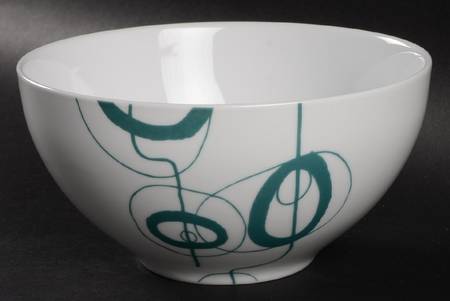 Shake Teal Soup/Cereal Bowl