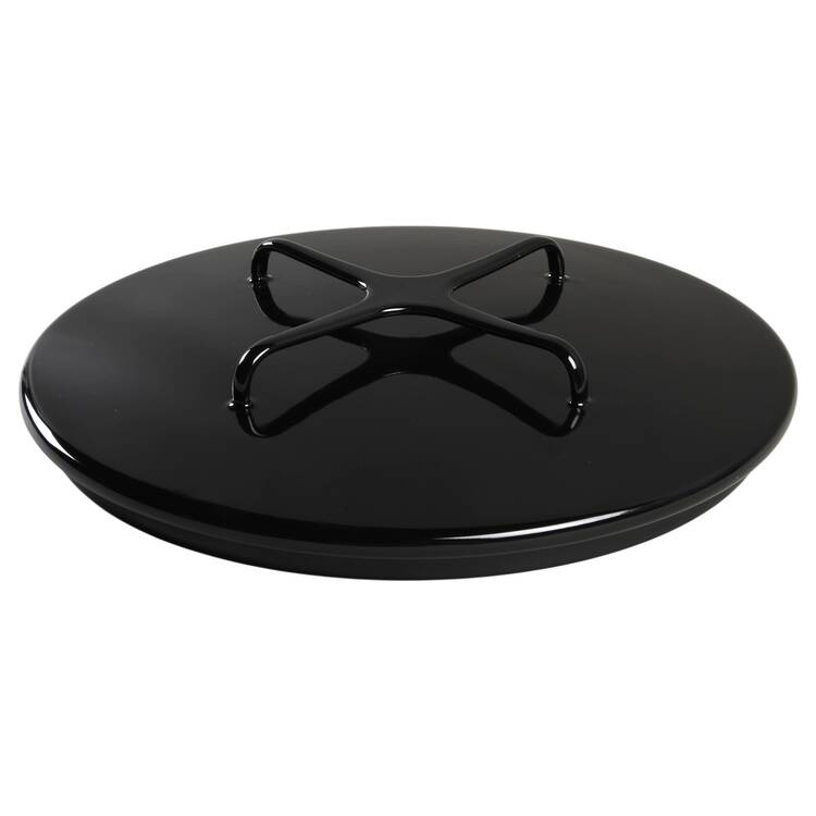 Kobenstyle (Black Outside and Bottom, White Inside Lid for 4 Quart Metal Casserole