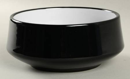 Kobenstyle (Black Outside and Bottom, White Inside 5" All Purpose Bowl