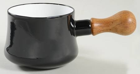 Kobenstyle (Black Outside and Bottom, White Inside Open Metal Butter Warmer