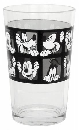 Mickey Grid Glassware Juice