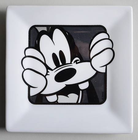Mickey Grid Square Canape Plate
