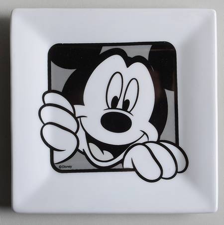Mickey Grid Square Canape Plate