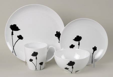 Stilla Black 4 Piece Set
