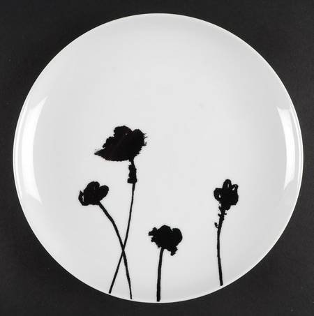 Stilla Black Salad Plate