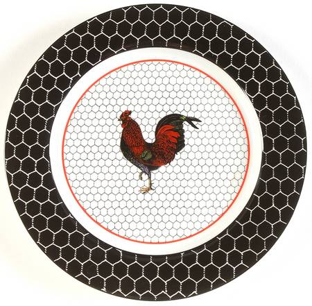 Chicken Coop Salad Plate