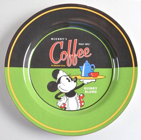 Mickey's Really Swell Coffee Luncheon Plate