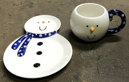 DPT18 Snack Plate & Cup Set