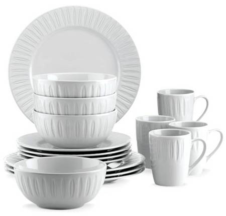 The Burbs Lily White Dinner Plate