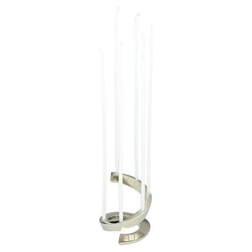 Design with Light 6 Hole Spiral Candleholder with Tapers
