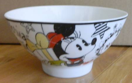 Mickey's Vintage Holiday Soup/Cereal Bowl