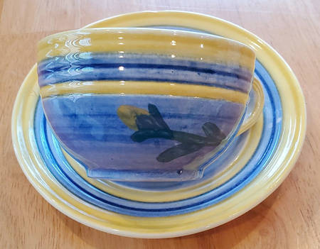 Rialto Flat Cup & Saucer Set