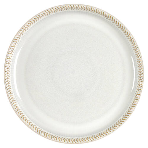 Natural Canvas Coupe Salad Plate