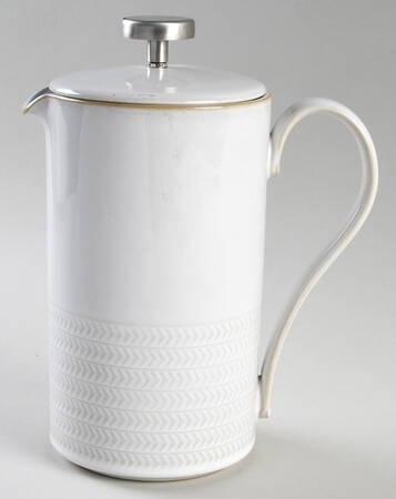 Natural Canvas 4 Cup Cafetiere & Lid/Press