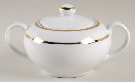 Bistro Gold Sugar Bowl & Lid