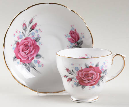 True Love Footed Cup & Saucer Set