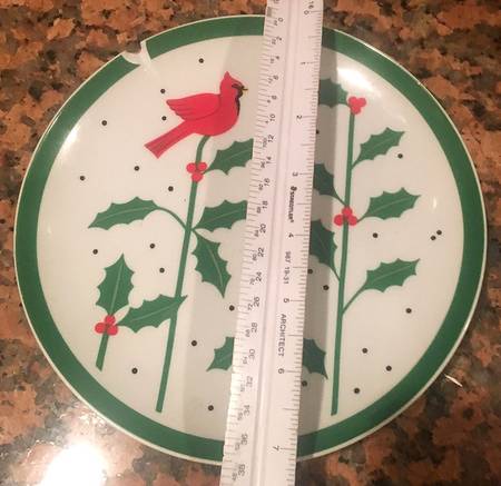 Boughs of Holly Salad Plate