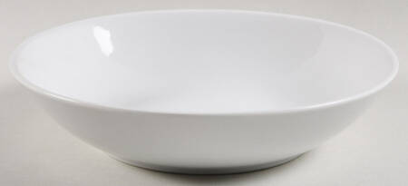 Porcelain Whiteware Coupe Soup Bowl