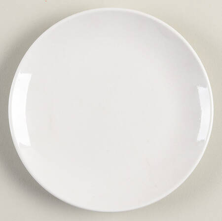 Porcelain Whiteware Canape Plate