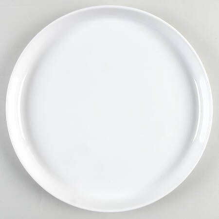 Porcelain Whiteware Dinner Plate