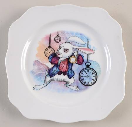 Alice Through the Looking Glass Salad Plate