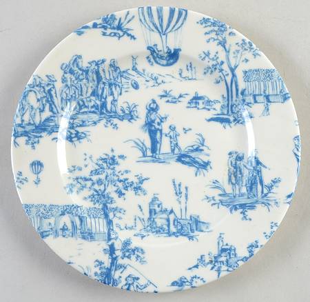 Heloise Blue Salad Plate