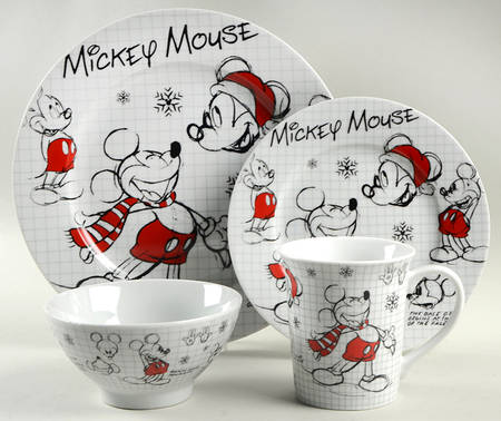 Christmas Sketchbook 4 Piece Place Setting