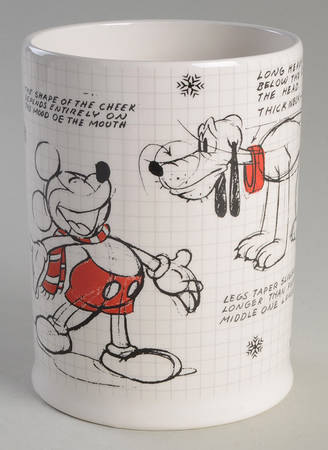 Christmas Sketchbook Treat Jar No Lid