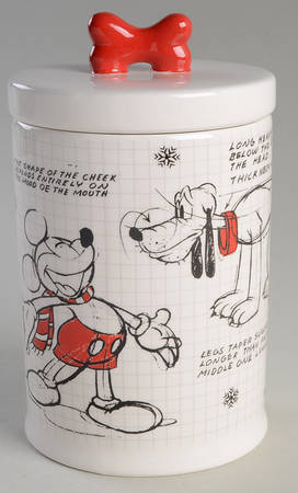Christmas Sketchbook Treat Jar & Lid